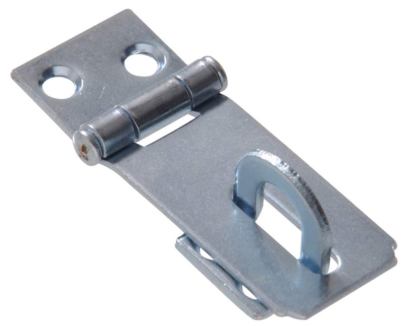Hardware Essentials 851431 Fixed Staple Safety Hasp Zinc 1-1/2"" - Image 1